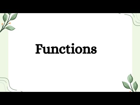 Functions #mathematics #iitmaths #class12maths #basicmathematics #easymath #viralvideo #trending