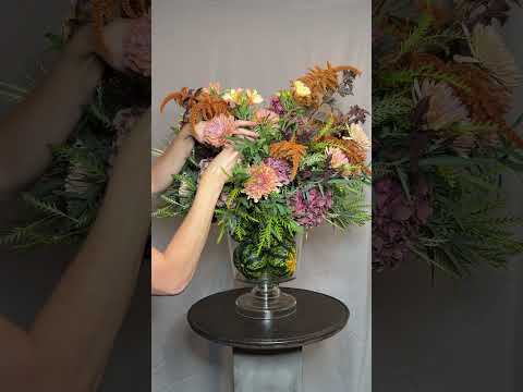 Mini pumpkin arrangements will always be a fall staple in my house!