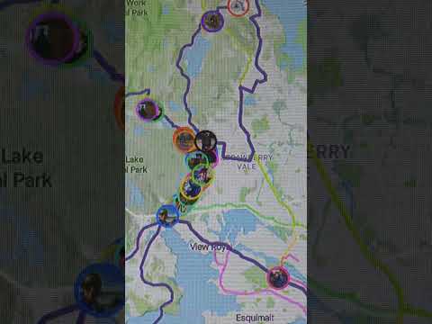 Strava flybys during the 2023 60 km Tour de Victoria. #tourdevictoria  #stravaflyby #fondo #victoria