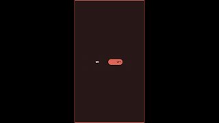 How to create an ON and OFF switch using HTML and CSS #shorts #webdevelopment #html #css #coding