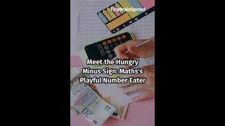 Minus Monster Eats Numbers! #MathIsFun #Shorts #FunnyMath #facts #kidslearning #kidsfun #science