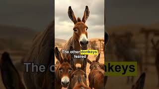 A donkey ruled with lions' power, but was never a lion. 🦁🐴 #fable #power #truth #think #storytime