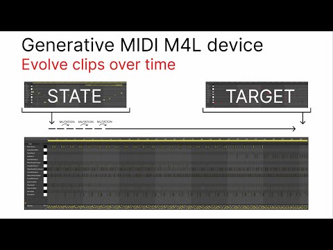 MIDI_EVOLUTION - Organically morph between MIDI clips - Max for Live - WALKTHROUGH