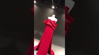 Red beading dress#custom #dress #eveningdress #eveningwear #hautecouturedress