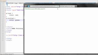 HTML Training - 28 - CSS Pseudo Classes