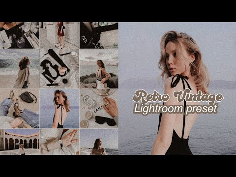 Retro vintage preset|Lightroom presets|Free DNG file| Free presets|LIGHTROOM mobile presets