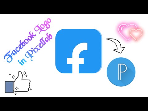How can we make Facebook Logo in pixellab || Quick and easy way By Learn New