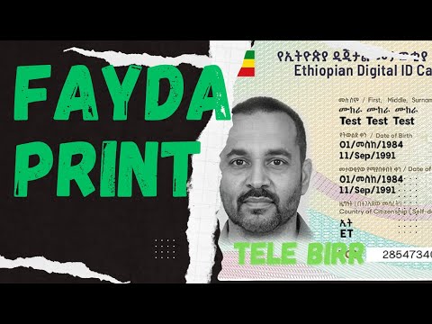 How to Order Your Ethiopian National ID Card Online Using Tele Birr Step by Step Guide