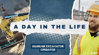 A Day in the Life | Mainline Excavator Operator | Sierra Construction