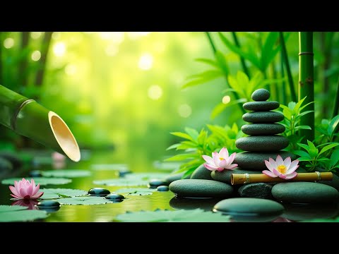 ❤️ Spa Relaxation Piano Music - Water Sounds for Stress Relief~Peaceful Meditation Music - Spa Music
