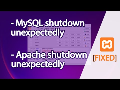 [Fixed] MySQL Shutdown Unexpectedly | Port 80 in Use by "Unable to Open Process" With PID 4 in XAMPP
