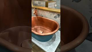 Copper Bathroom Sinks Are the Ultimate Luxury Upgrade! #bathroominspo #copperbathrooms #coppertaps