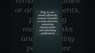Why should you utilize #php unset() function for exception handling? unlock the #potential of #php