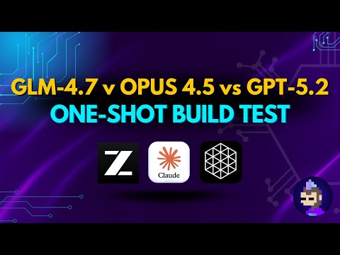 GLM-4.7 vs Opus 4.5 vs GPT-5.2: One-Shot Build Test (Very Different Results)