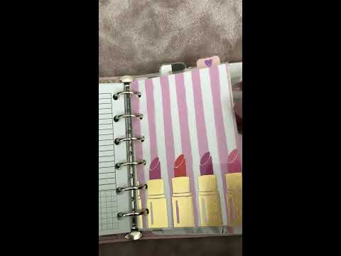 2017 Soft pocket Domino filofax In pale pink!