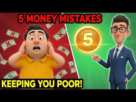 5 Money Mistakes Keeping You Poor #moneymistakes #money