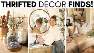 THRIFTING HIGH-END HOME DECOR || STYLING THRIFTED DECOR || HOME DECORATING IDEAS ON A BUDGET