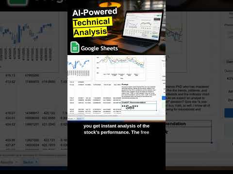 AI Stock Analysis Inside Google Sheets #stockmarket #technicalanalysis #googlesheets #chatgpt