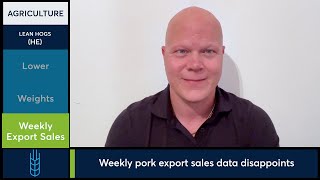 Lean Hog futures lower after pork export sales disappoint. 11/7/24