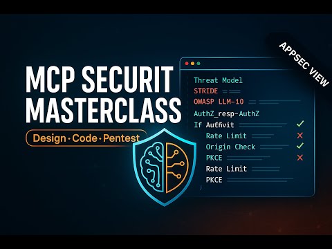 MCP Security Master Class | MCP Security Explained | Introduction to the Series.