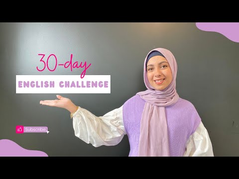 30-day English Challenge to Improve Your English! | تحدي 30 يوم لتحسين لغتك الانجليزية