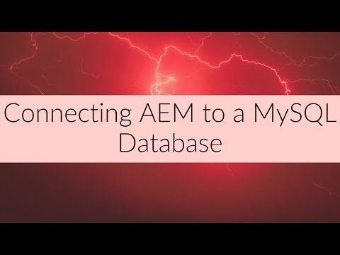 AEM Forms Tutorial - How to connect AEM to a MySQL Database