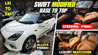 Swift 2025 Base To Top ✅ Swift Lxi To Zxi 2025 ✅ Swift Modified 2025 🔥 Swift Foglamp🔥Swift Rear ac ✅
