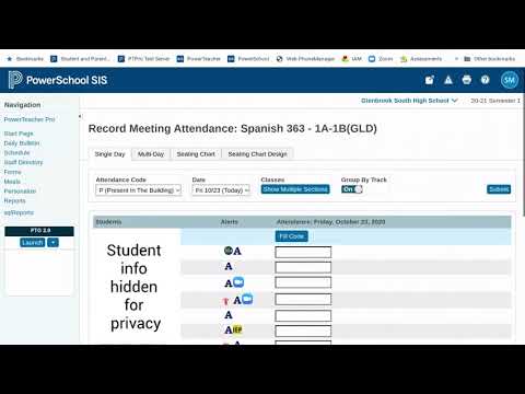 PowerTeacher: Single Day Attendance Autofill