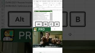 ✅ Add checkboxes in your to-do list instantly! #excel  #spreadsheet