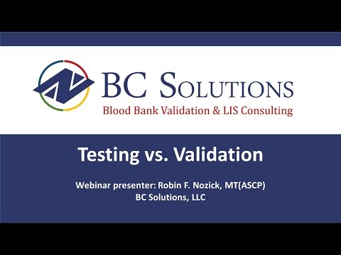 Testing vs  Validation
