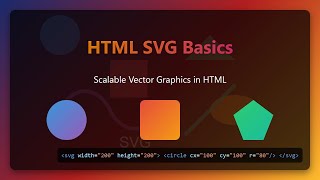 SVG Basics: Scalable Vector Graphics Tutorial for Beginners