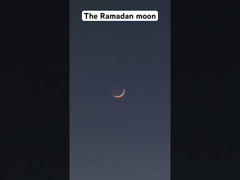 RAMADAN 2025 MOON🧡 #eidmubarak #nasheedplaylist #viralshorts