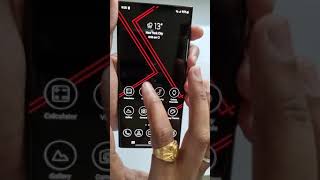 Black Free Theme available now on Samsung Galaxy Theme Store #Samsung #s22ultra #shorts