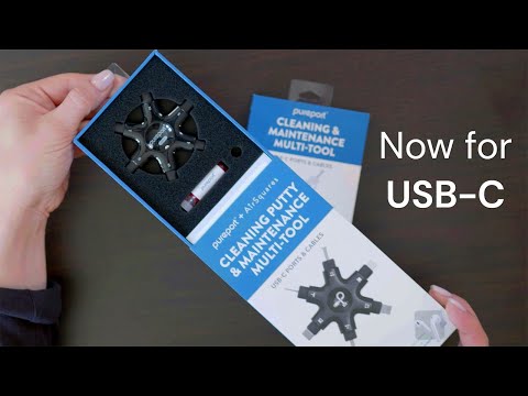 Introducing The New PurePort USB-C with AirSquares Earbud Cleaning Putty