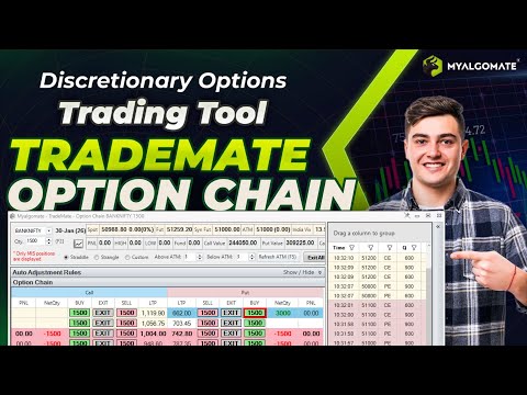 TradeMate Live Trading: Straddle & Strangle from Option Chain | Nifty Expiry Demo Simplify TradeFlow