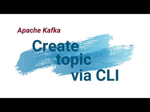 How to create kafka topic via CLI