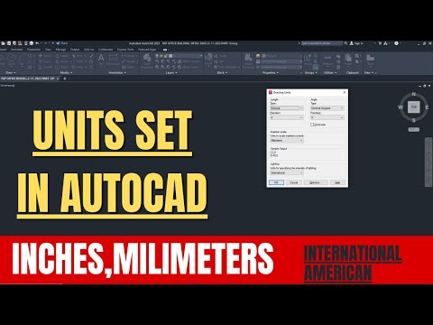 How to set units in AutoCAD.