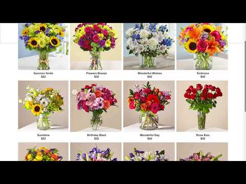 Flowers Order website by Lyubov Strauss