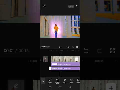 Electric Effect in Capcut 😱/edit like a pro in #Capcut #Shorts #editingtips