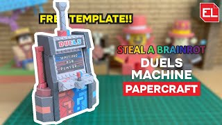 How to Make Duels Machine (FREE TEMPLATE) - Steal a Brainrot | Roblox | DIY | Tutorial