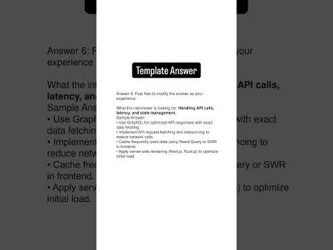 Subscribe for daily questions. #interviewpreparation #interviewprep #dailyquestionanswers