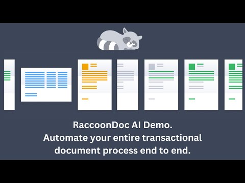 RaccoonDoc AI Document Processing Demo | Intelligent Document Management