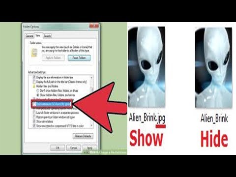 how to show and hide file extensions in Any  Windows |  | Tech BD 20 New Video 2019 |