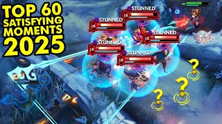 TOP 60 MOST SATISFYING LEAGUE OF LEGENDS CLIPS OF 2025!