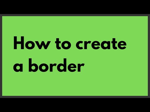 [Simple] CSS-tricks - How to create a border