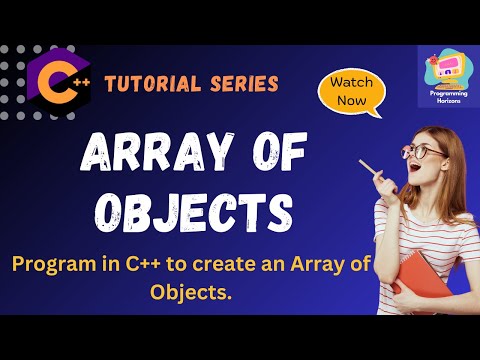 Array of Objects in C++ | Program in C++ to Create an Array of Objects