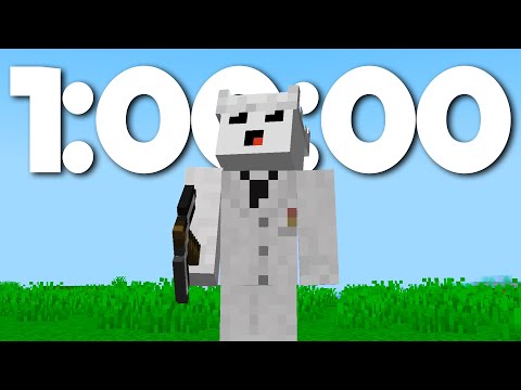 I Have 1 Hour In This Minecraft World, Here's What Happened...