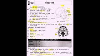 Biology  कंकाल तंत्र For All Competitve Exam short