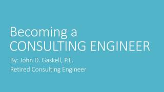 Become a CONSULTING ENGINEER   Video
