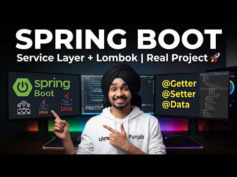Spring Boot Service Layer + Lombok Tutorial 🚀 | Complete Guide with Real Project